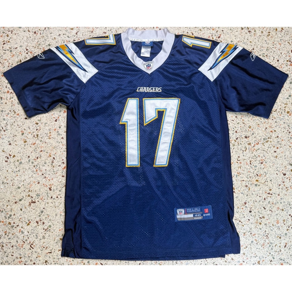 Reebok NFL San Diego Chargers Phillip Rivers # 17 Football Jersey Size‎ 48